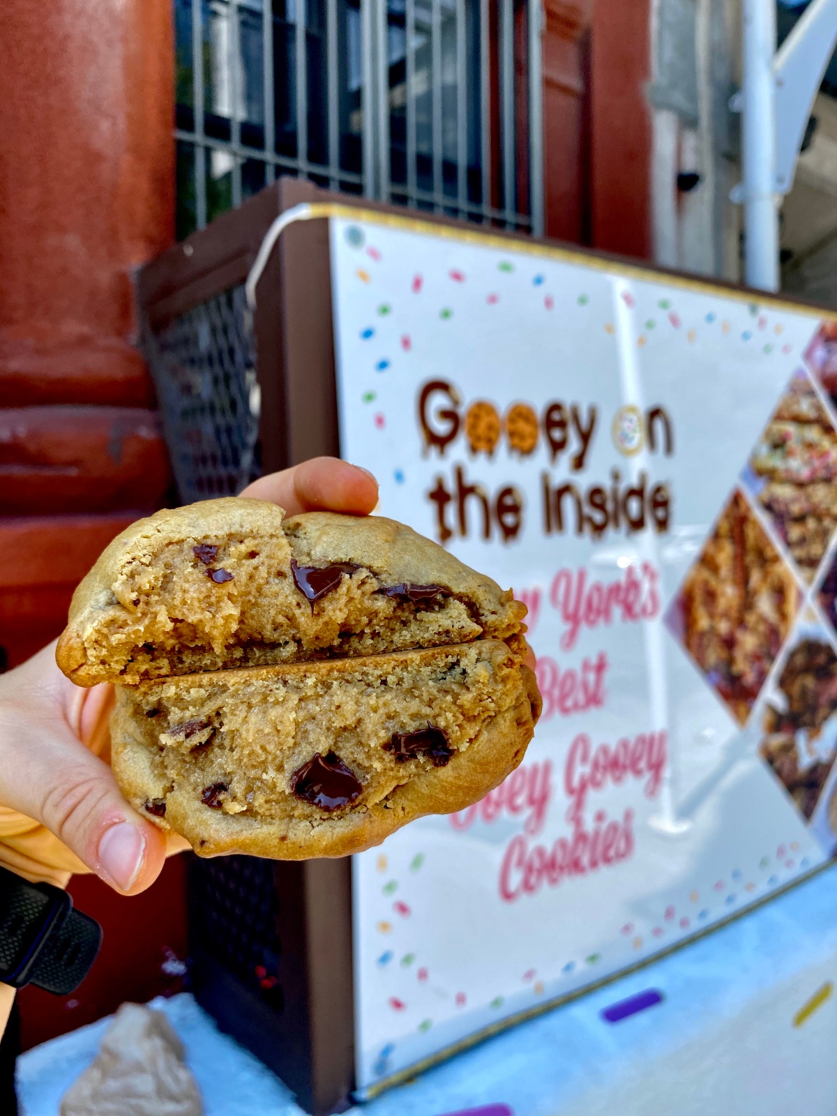 Gooey on the Inside Chocolate chip  cookie