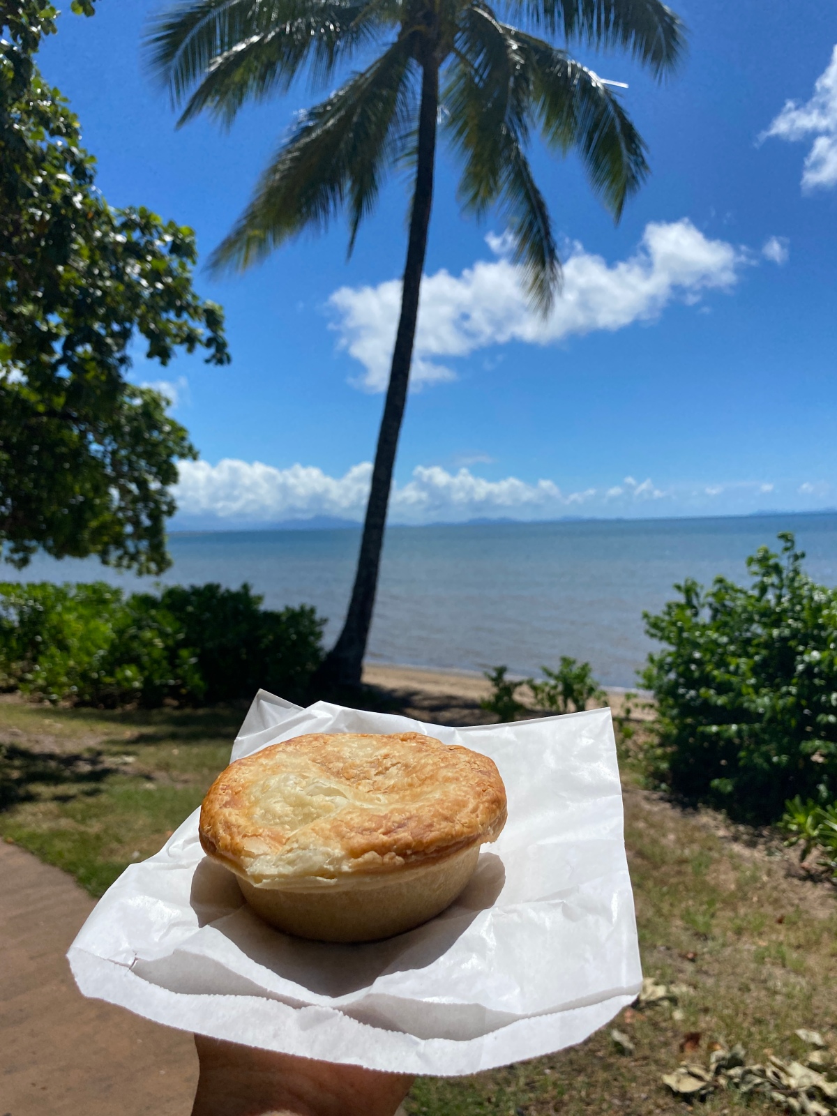 Meat pie on the East Coast of Queensland.